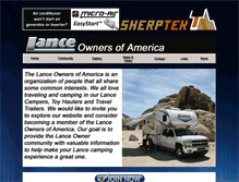 Tablet Screenshot of lanceowners.org